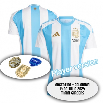 2024 Americas Cup Argentina Player version FInal Soccer Jersey